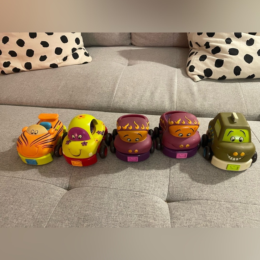 Toy cars. B.toys